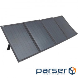 Портативна сонячна панель UTEPO 100W 1xUSB-C, 1xUSB-A, DC (UPSP100-1) (Utepo UPSP100-1)