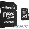 Карта пам'яті WIBRAND microSDHC 16GB UHS-I Class 10 + SD-adapter (WICDHU1/16GB-A)