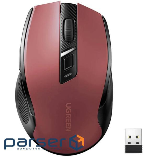 Миша UGREEN MU006 Ergonomic Wireless Red (25752)