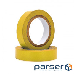 Fire-resistant electrical tape XILIN 0.13mm*18mm*10m (yellow), temp:0+80&a (0.13mm*18mm*10m yellow )