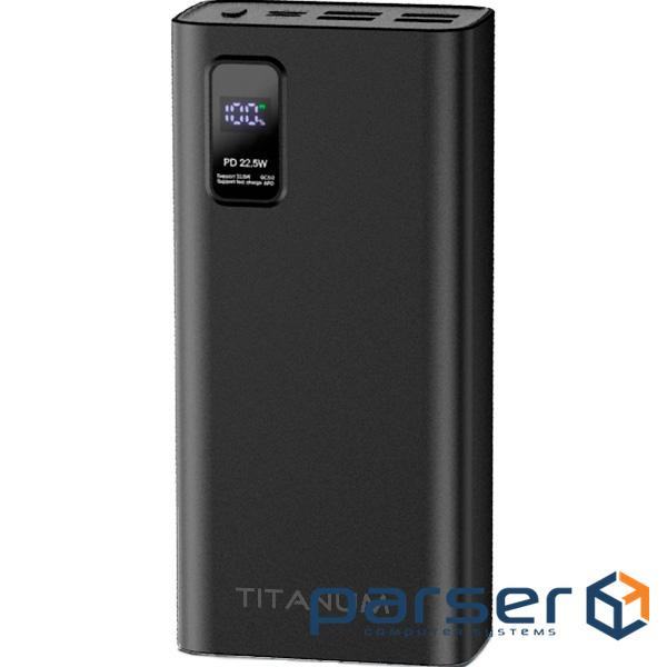 Повербанк TITANUM 728S 30000mAh Black (TITANUM 728S 30000mAh 22.5W Black)