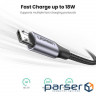 Дата кабель USB 2.0 AM to Micro 5P 1.0m US290 Aluminum Braid Black Ugreen (60146)