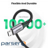 Дата кабель USB 2.0 AM to Micro 5P 1.0m US290 Aluminum Braid Black Ugreen (60146)