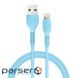 Кабель ACCLAB AL-CBCOLOR-L1BL USB - Lightning (M/M), 1.2 м , Blue (1283126518188)