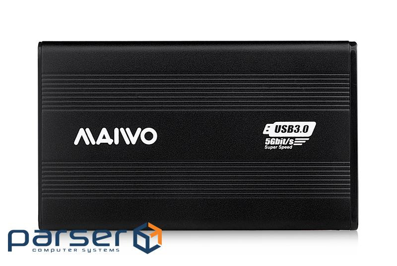 Зовнішній кишеню для HDD Maiwo K2501A-U3S black