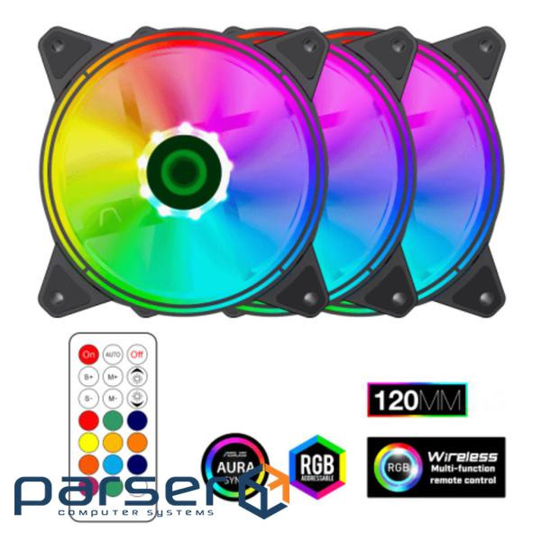 Комплект вентиляторів GAMEMAX RQ300 3-Pack (RQ 300)