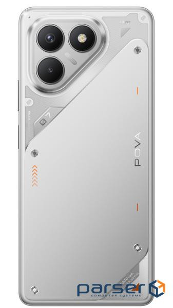 Смартфон Tecno Pova 7 Neo (LJ6) 8/128GB Magic Silver (4894947086809), 6.78" (2460x1080) IPS / MediaT