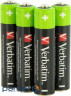 Акумуляторні батареї Verbatim типу AAА класу HR03 (1,2V 4 шт ) (49514)