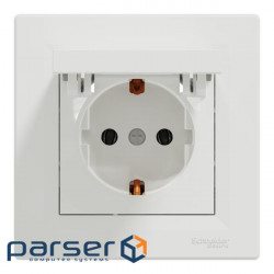 Schneider Electric ASFORA socket with cover, white (EPH3100121)