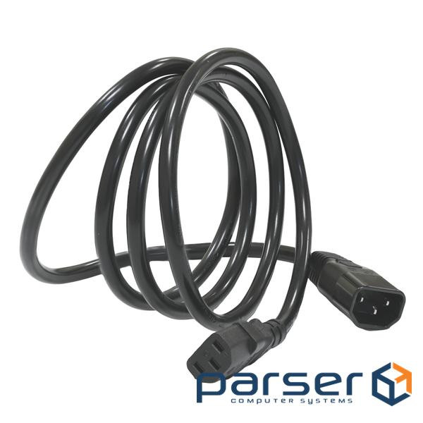 Шнур живлення С13-C14, 1.8 м, 1.5 мм&sup2, (CMS-PC6063-1.8m)