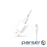 Зарядний пристрій XO L35D 2USB / 2.1А + Lightning white (XO-L35-LGHT)