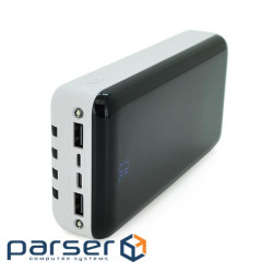 PowerBank Bix-30000mAh, Input:MicroUSB+Type-C, Output:4USB / Type-C / MicroUSB / Lightning, (BPW1W)