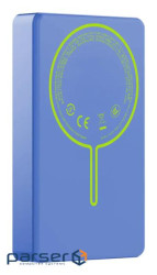 Портативний зарядний пристрій WRL 10000MAH BLUE IP137AB MOMAX