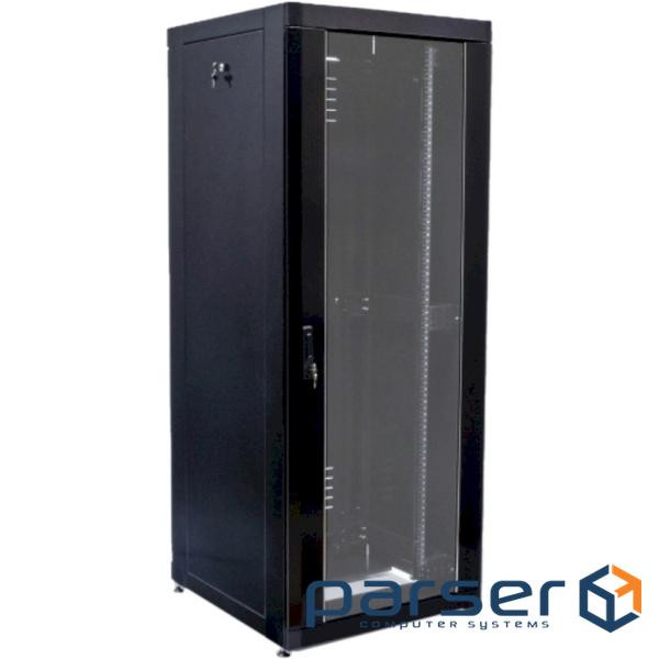 Шафа 19 42U, 800х1055 мм (Ш * Г), чорний, перфоровані двері (66%) (UA-MGSE42810PB)
