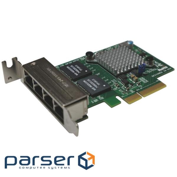Cетевая карта Supermicro AOC-SGP-I4 4-портова Gigabit Ethernet (чип Intel i350)