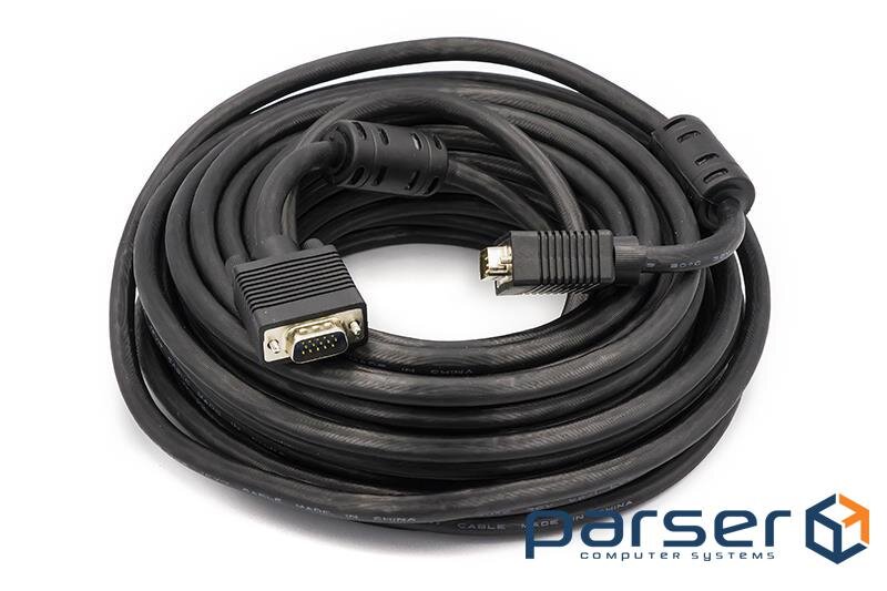 Кабель POWERPLANT VGA 10м Black (CA911042)
