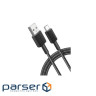 Кабель ANKER 322 USB-A to USB-C 0.9м Black (A81H5G11)