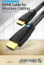 Кабель HDMI M-M,10.0 м, V2.0, Engineering 4K 60Гц 18Gbps HD 7.1 PVC Black Vention (AAMBL)