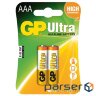 Батарейка Gp AAA LR03 ULTRA Alcaline * 2 (24AU-U2 / 4891199027642)