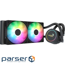 Система водяного охлаждения AeroCool Abyss L240R Black (ACLA-AB24117.11), Intel: 1851/1700/1200/115X