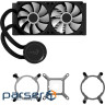 Система водяного охлаждения AeroCool Abyss L240R Black (ACLA-AB24117.11), Intel: 1851/1700/1200/115X