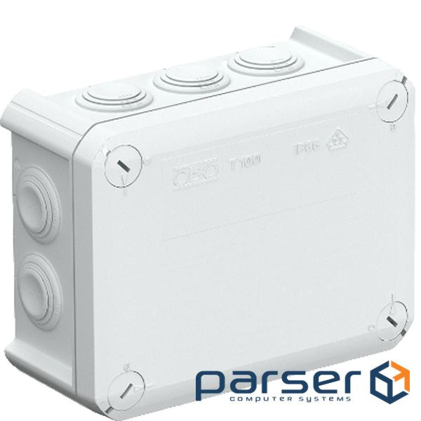 Коробка розподільча, зовнішня., пластик, 190х150х77, вводи 7хM25, 5хM32, IP66, без кле (2007093T160) (2007093T160)