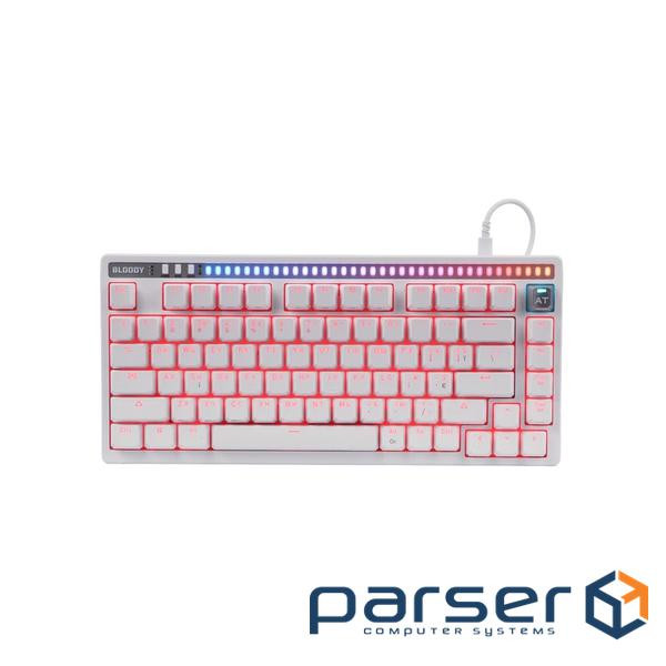 Клавіатура A4Tech Bloody AT75 USB RGB UA White (4711421002776)
