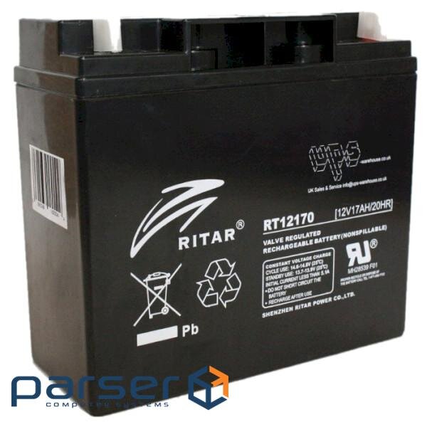 Акумуляторна батарея RITAR RT12170 (12В, 17Ач)