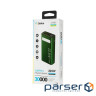 Батарея універсальна Gelius Lightstone GP-PB300 30000mAh QC+PD (22.5W) Green (00000090465)