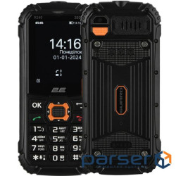 Мобільний телефон 2E R240 2025 2.4" 2SIM, 2500мА•год, чорний (694743657623)
