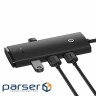 USB Hub Baseus Lite 4-in-1 Type-C to USB3.0*4 + Type-C 0.25 м Чорний (23801)