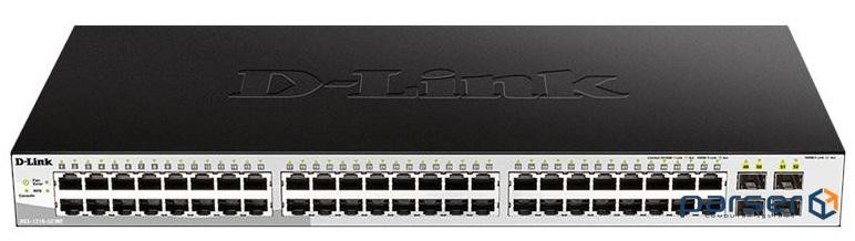 Комутатор D-Link DGS-1210-52/ME рев B, 48xGE, 4xSFP/GE, MetroEthernet (DGS-1210-52/ME/E)