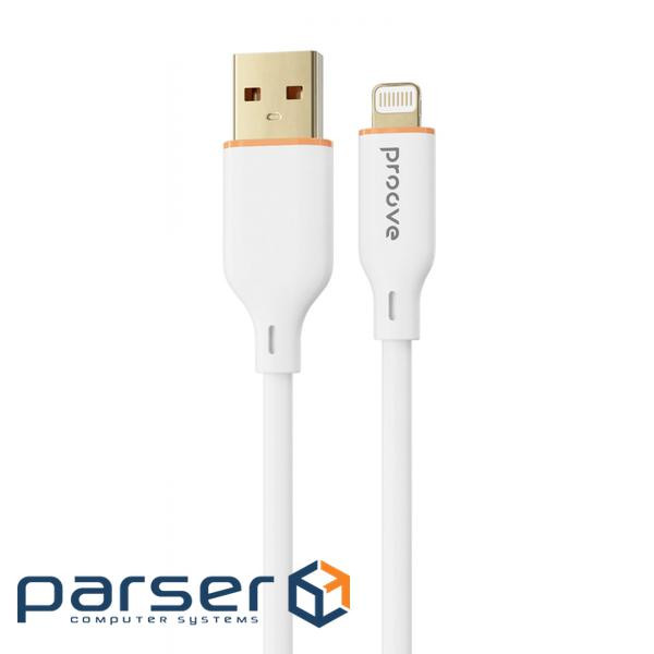 Кабель Proove Jelly Silicone Lightning 2.4A (1m) white (CCJS20001102)