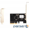 Adapter FRIME PCIe to USB3.2 Gen2x2 20Gbps Type-C ASM3242 (ECF-PCIETOUSB014.LP)