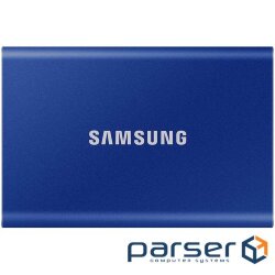 Зовнішній твердотільний накопичувач Samsung T7 1TB Indigo Blue (MU-PC1T0H/WW)