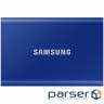 Зовнішній твердотільний накопичувач Samsung T7 1TB Indigo Blue (MU-PC1T0H/WW)