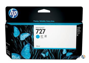 Cartridge HP DJ No.727Cyan DesignJet T1500/T920/ 130 ml (B3P19A)