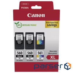 Картридж Canon PG-560/CL-561 XL 2xBK+Color, Multipack (3712C009)