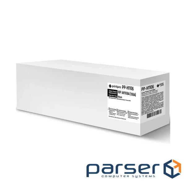 Картридж HP 106A (W1106A), Black, Laser 107/135/137, 1000 стор, PrintPro (PP-H1106)