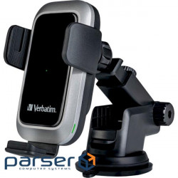 Автотримач для смартфона з бездротовою зарядкою VERBATIM FWC-03 Qi Fast Pro (49554)