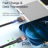 Дата кабель USB 2.0 AM to Lightning 1.0m 2.4A black Essager (EXCL-XC01)