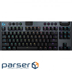 Клавіатура бездротова LOGITECH G915 TKL Lightspeed Wireless RGB Keyboard Tactile Carb (920-009503)