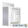 Зарядний пристрій Armorstandart AMHJ83 20W USB-C White + cable USB-C to USB-C (ARM77725)