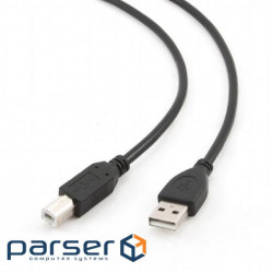 Кабель USB 2.0 AМ/BМ, 1.0 м, преміум (CCP-USB2-AMBM-1M)