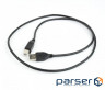 Кабель USB 2.0 AМ/BМ, 1.0 м, преміум (CCP-USB2-AMBM-1M)
