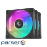 Вентилятор DeepCool FD12 ARGB-3 IN 1, 120x120x25мм, 4pin, чорний (R-FD12-BKAPN3-G)