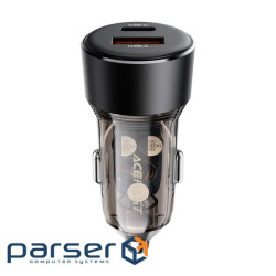 Зарядний пристрій Acefast 2xUSB 60W (USB-C + USB-A) B12 (6974316282914)