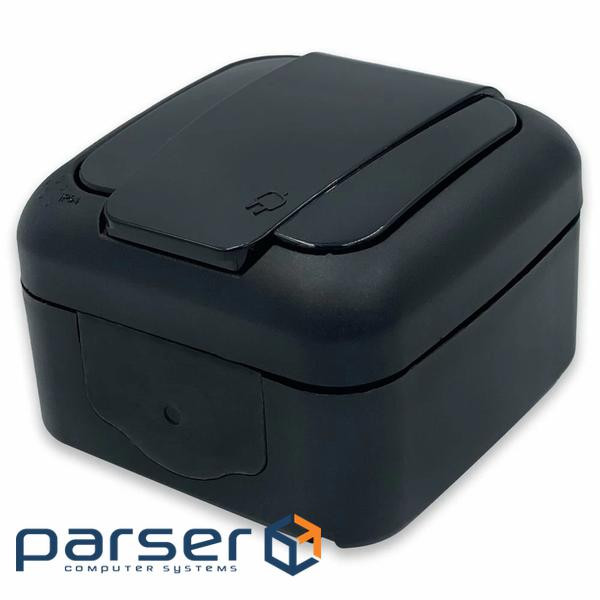 Розетка одинарна ViKO Palmiye із заземлення, із захисними шторками, зовнішнього монтажу з (YT42499)