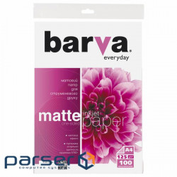 Photo paper Barva A4 Everyday Matte 125g, 100l (IP-AE125-318)