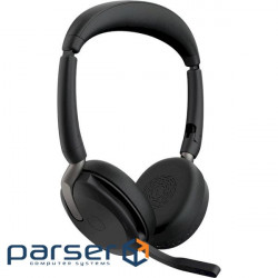 Wireless headset JABRA Evolve2 65 MS Stereo Flex USB-A Black (EVOLVE2 65 MS Stereo USB-A FLEX)